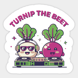 Funny Turnip The Beet Vegetable Farmers Market Local Farm Food T-Shirt Sticker